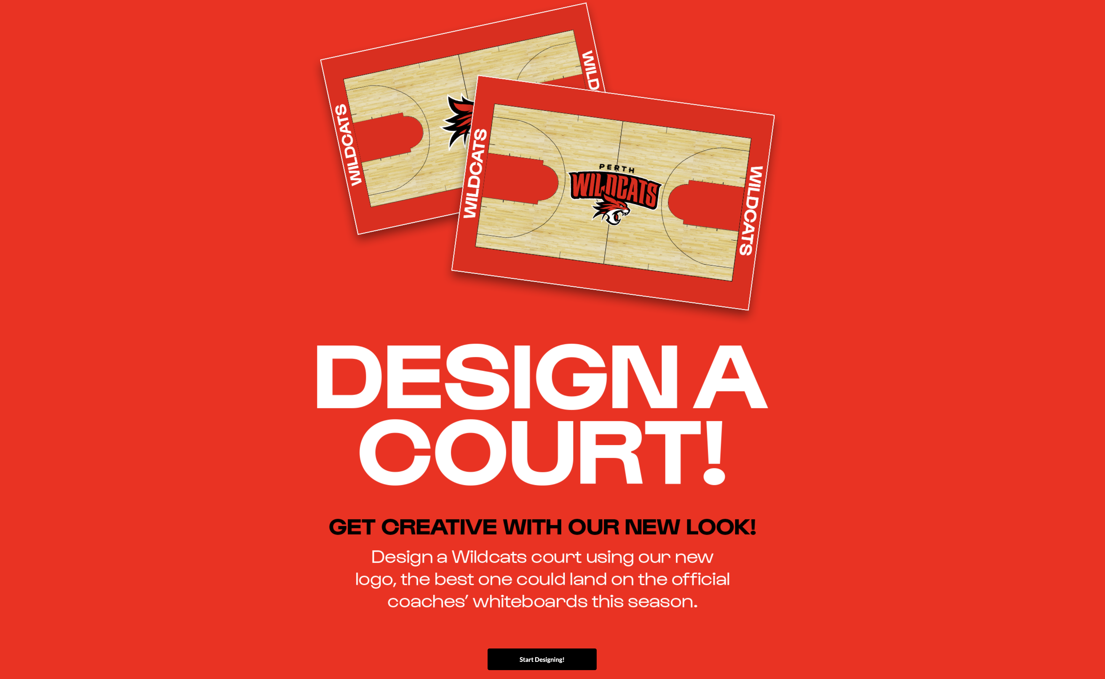 Perth Wildcats Design a Court Homepage