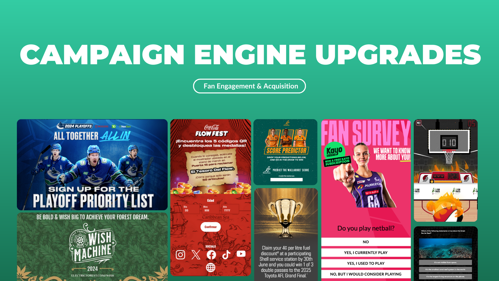 Campaign engine single page updates