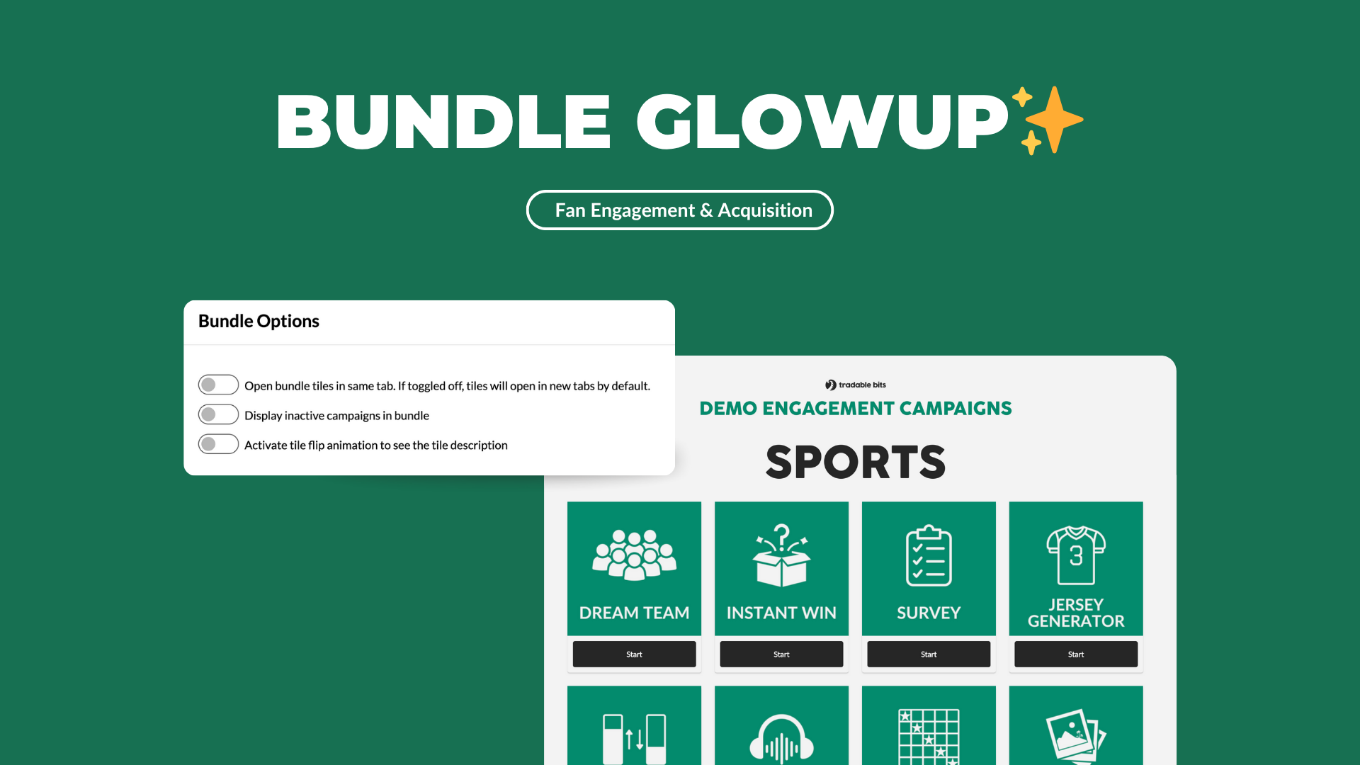 Bundle Campaign got a bunch of updates that makes it easier for you to build one!
