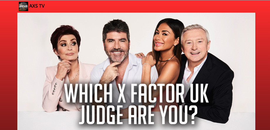 Which X-Factor Judge Are You personality quiz powered by Tradable Bits
