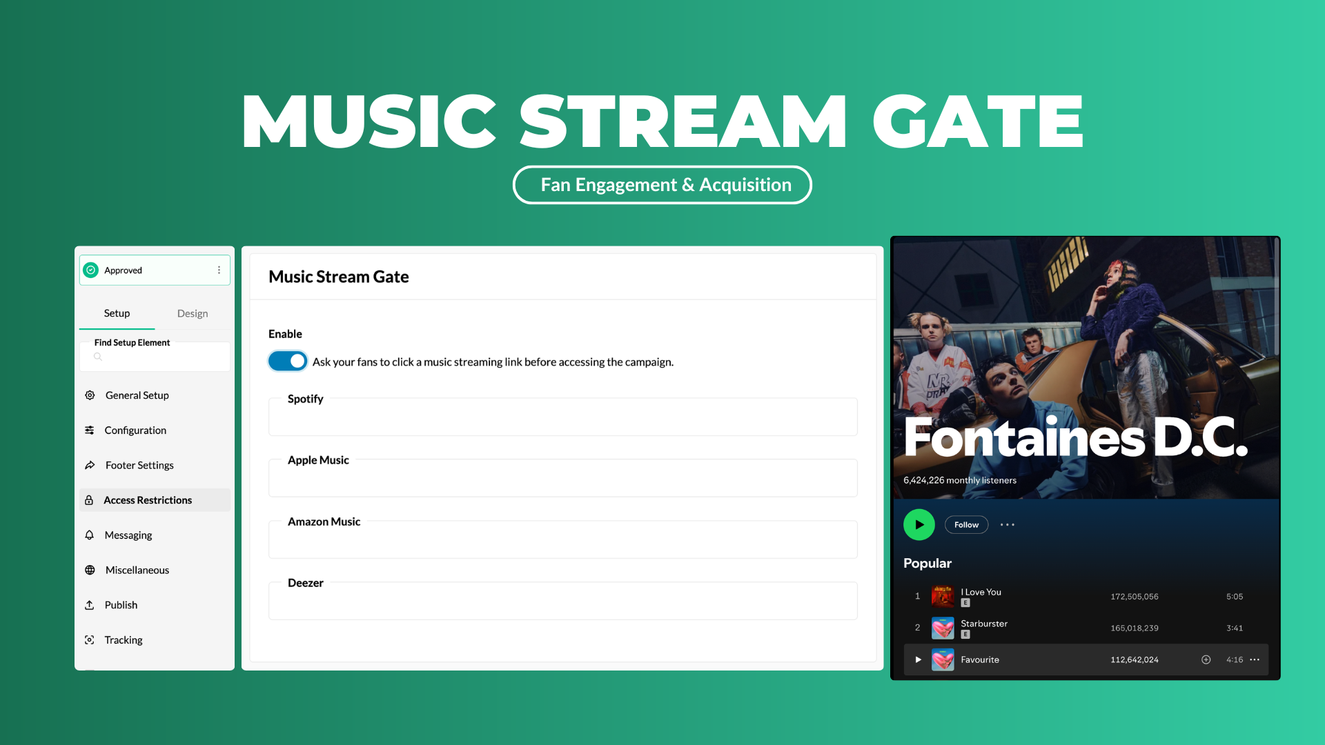 Music Stream Gate