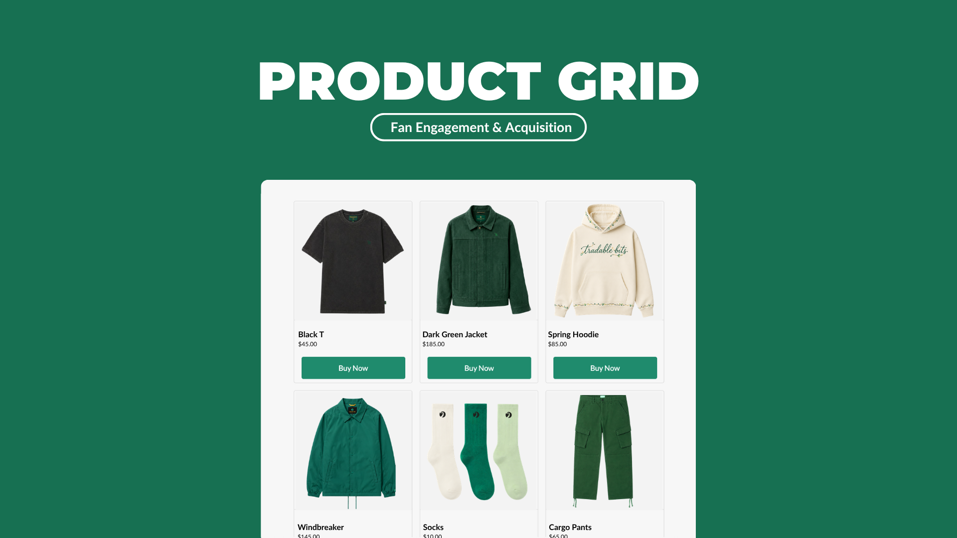Merchant Product Grid
